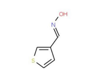 Thiophene-3-carboxaldehyde oxime (CAS 42466-50-2) - chemical structure image