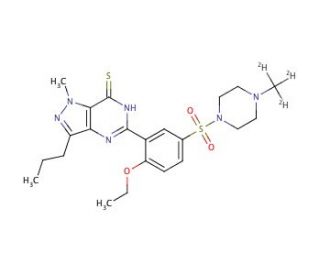 Thiosildenafil-d3 - chemical structure image