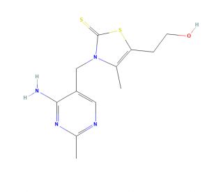 Thiothiamine - chemical structure image