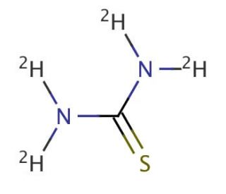 Thiourea-d4 (CAS 17370-85-3) - chemical structure image