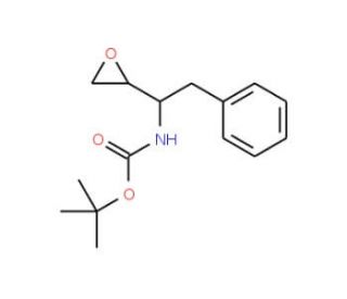 threo-N-Boc-D-phenylalanine epoxide (CAS 98818-35-0) - chemical structure image