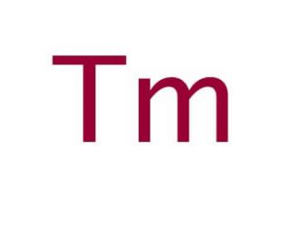 Thulium (CAS 7440-30-4) - chemical structure image