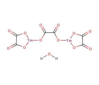 Thulium(III) oxalate hydrate (CAS 58176-73-1) - chemical structure image