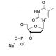 Thymidine 3′:5′-cyclic monophosphate sodium salt (CAS 76567-90-3) - chemical structure image