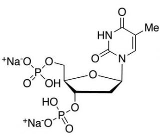 Thymidine-3&prime;,5&prime;-diphosphate, Disodium Salt (CAS 386229-77-2) - chemical structure image