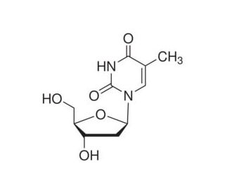 Thymidine (CAS 50-89-5) - chemical structure image