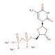 Thymidine 5′-diphosphate sodium salt (CAS 108322-12-9) - chemical structure image