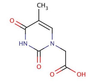 Thymine-1-acetic acid (CAS 20924-05-4) - chemical structure image