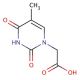 Thymine-1-acetic acid 的分子结构, CAS编号: 20924-05-4 Thymine-1-acetic acid (CAS 20924-05-4) - chemical structure image