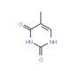 Thymine 的分子结构, CAS编号: 65-71-4 Thymine (CAS 65-71-4) - chemical structure image