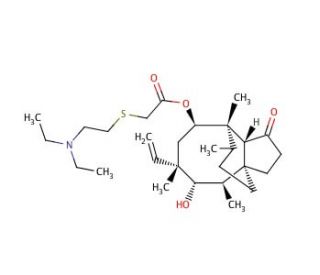 Tiamulin (CAS 55297-95-5) - chemical structure image