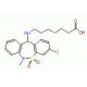 Tianeptine 的分子结构, CAS编号: 66981-73-5 Tianeptine (CAS 66981-73-5) - chemical structure image