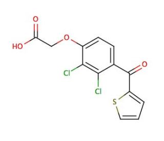 Ticrynafen (CAS 40180-04-9) - chemical structure image