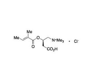 Tiglylcarnitine Hydrochloride - chemical structure image