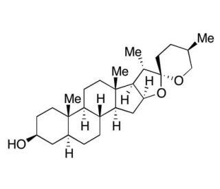 tigogenin (CAS 77-60-1) - chemical structure image