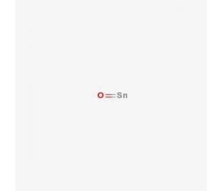 Tin(II) oxide (CAS 21651-19-4) - chemical structure image