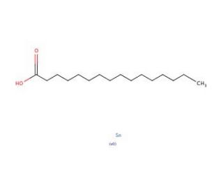 Tin(II) palmitate (CAS 35104-88-2) - chemical structure image