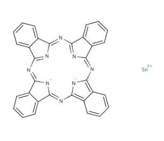 Tin(II) phthalocyanine (CAS 15304-57-1) - chemical structure image
