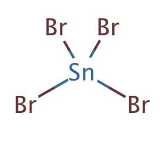 Tin(IV) bromide (CAS 7789-67-5) - chemical structure image