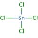 Tin(IV) chloride (CAS 7646-78-8) - chemical structure image