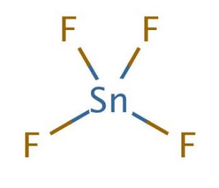 Tin(IV) fluoride (CAS 7783-62-2) - chemical structure image
