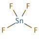 Tin(IV) fluoride (CAS 7783-62-2) - chemical structure image