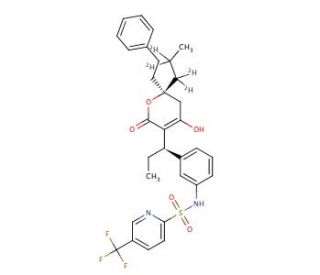 Tipranavir-d4 - chemical structure image