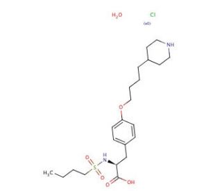 Tirofiban, Hydrochloride (CAS 150915-40-5) - chemical structure image