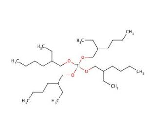 Titanium(IV) 2-ethylhexyloxide (CAS 1070-10-6) - chemical structure image