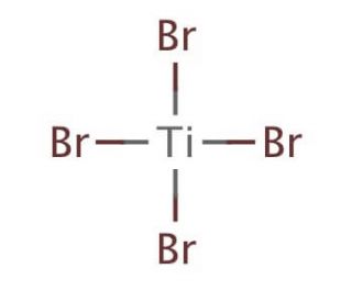 Titanium(IV) bromide (CAS 7789-68-6) - chemical structure image