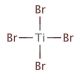 Titanium(IV) bromide (CAS 7789-68-6) - chemical structure image