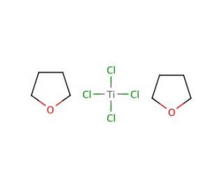 Titanium(IV) chloride tetrahydrofuran complex (CAS 31011-57-1) - chemical structure image