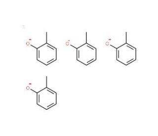 Titanium(IV) cresylate (CAS 28503-70-0) - chemical structure image