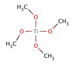 Titanium(IV) methoxide (CAS 992-92-7) - chemical structure image