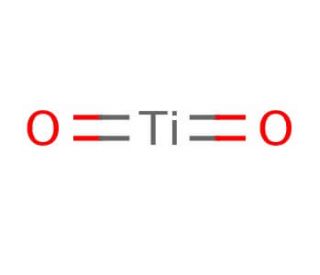 Titanium(IV) oxide, rutile (CAS 1317-80-2) - chemical structure image