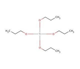 Titanium(IV) propoxide (CAS 3087-37-4) - chemical structure image