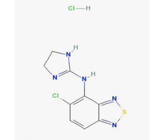 Tizanidine &bull; HCl (CAS 64461-82-1) - chemical structure image
