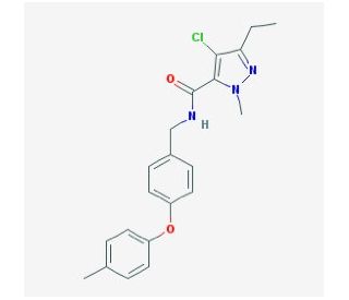Tolfenpyrad (CAS 129558-76-5) - chemical structure image