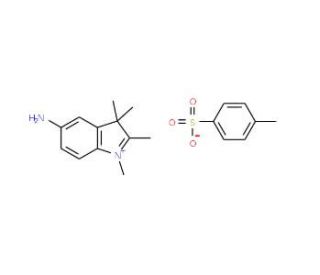 Toluene-4-sulfonate5-amino-1,2,3,3-tetramethyl-3H-indolium - chemical structure image