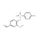 Toluene-4-sulfonic acid 4-formyl-2-methoxy-phenyl ester (CAS 246224-09-9) - chemical structure image