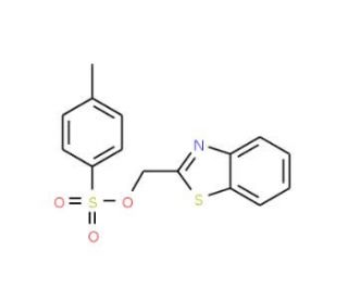 Toluene-4-sulfonic acid benzothiazol-2-ylmethyl ester - chemical structure image