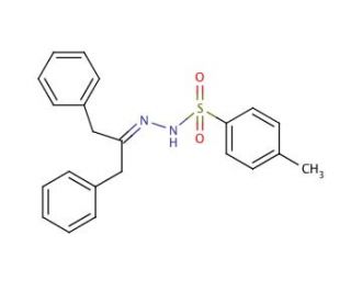 Toluene-4-sulfonic acid dibenzyl-&alpha;-ylidenehydrazone (CAS 19816-85-4) - chemical structure image