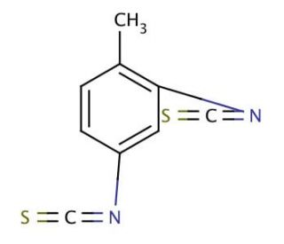 Tolylene-2,4-diisothiocyanate (CAS 4891-66-1) - chemical structure image