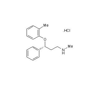 Tomoxetine hydrochloride (CAS 82248-59-7) - chemical structure image