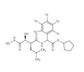 Tosedostat-d5 (CAS 238750-77-1 (unlabeled)) - chemical structure image