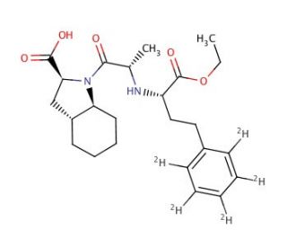Trandolapril-phenyl-d5 - chemical structure image