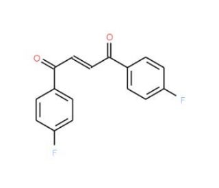 trans-1,2-Bis(4-fluorobenzoyl)ethylene (CAS 25650-13-9) - chemical structure image