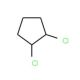 trans-1,2-Dichlorocyclopentane (CAS 14376-81-9) - chemical structure image