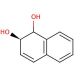(±)-trans-1,2-Dihydroxy-1,2-dihydronaphthalene (CAS 771-16-4) - chemical structure image