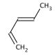 trans-1,3-Pentadiene (CAS 2004-70-8) - chemical structure image